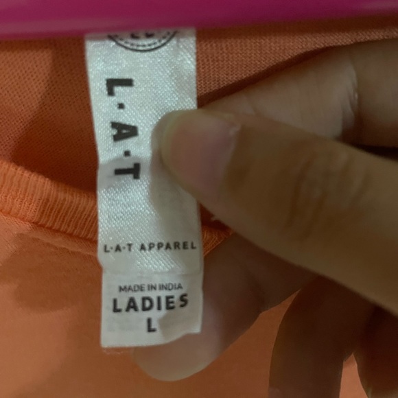 Live And Tell Womens T-Shirt Orange - Picture 4 of 4